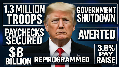 Breaking: Trump's Gets Troops Paid Despite The Democrat Shutdown