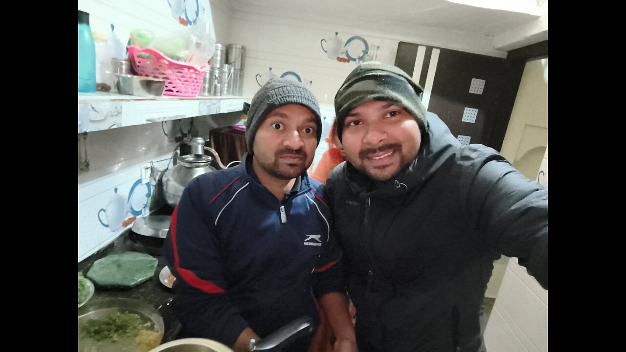 My brother and I are making pav bhaji.