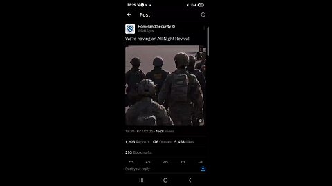 Homeland Security post on X 07/10/2025)
			