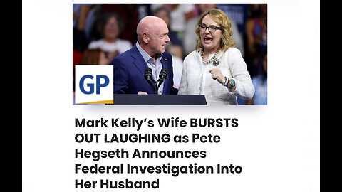 Mark Kelly’s Wife BURSTS OUT LAUGHING as Pete Hegseth Announces Federal Investigation