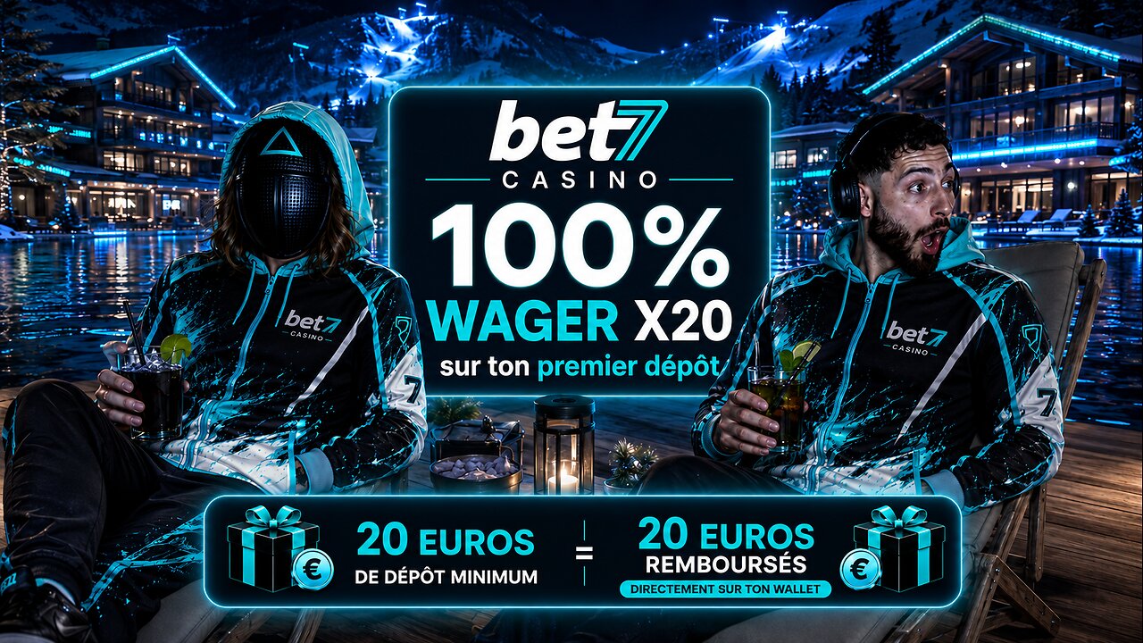 💥WAGER RACE EN COURS 💥🎁 Bet7 DÉPÔT REMBOURSÉ(20€ MINI)🎁 ROUE VIEWERS !diamond !bet7