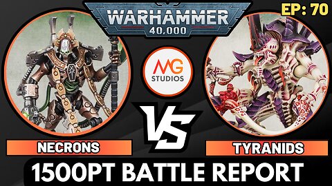 NEW Detachment Tyranids vs Necrons 1500pts | Warhammer 40k 10th Ed Battle Report Ep70