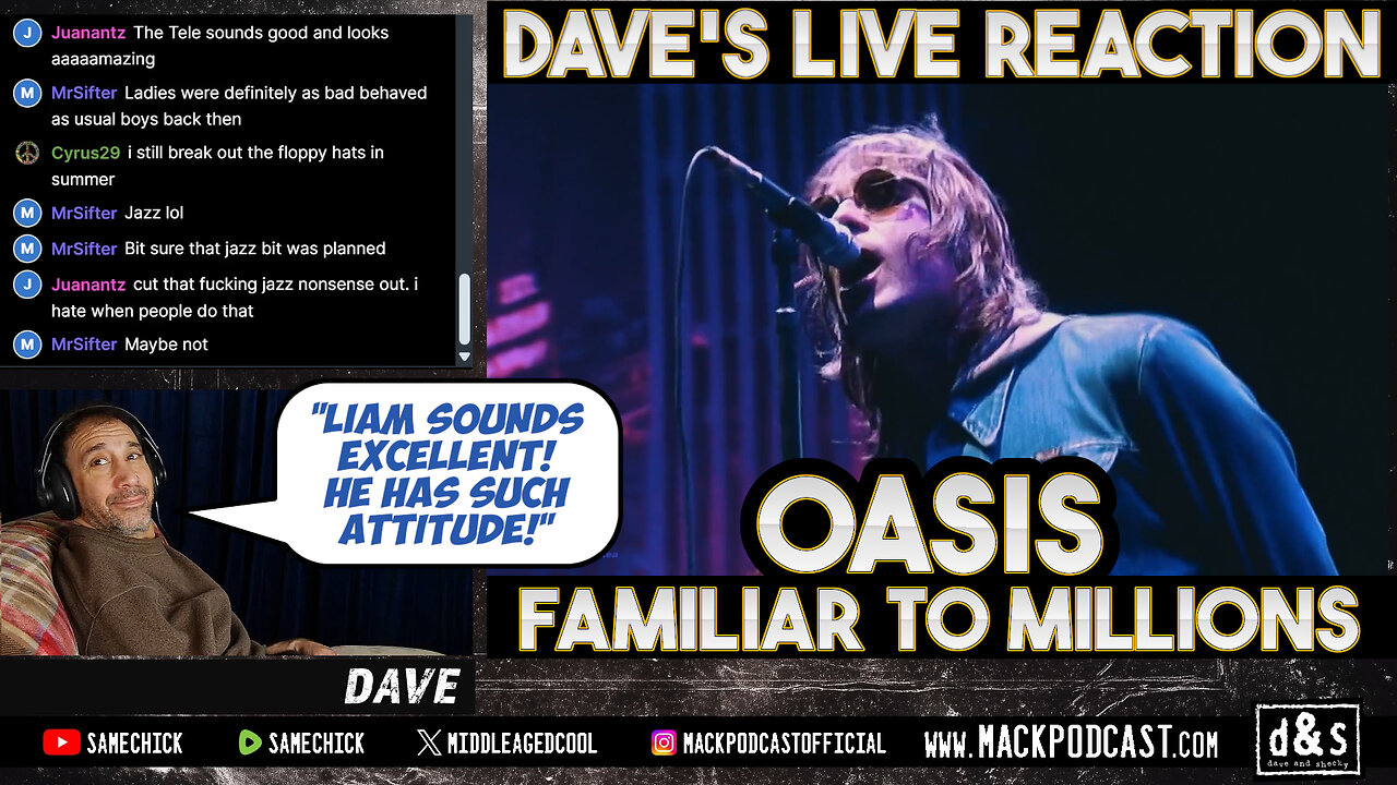 Live Reaction! Oasis — Familiar To Millions!
