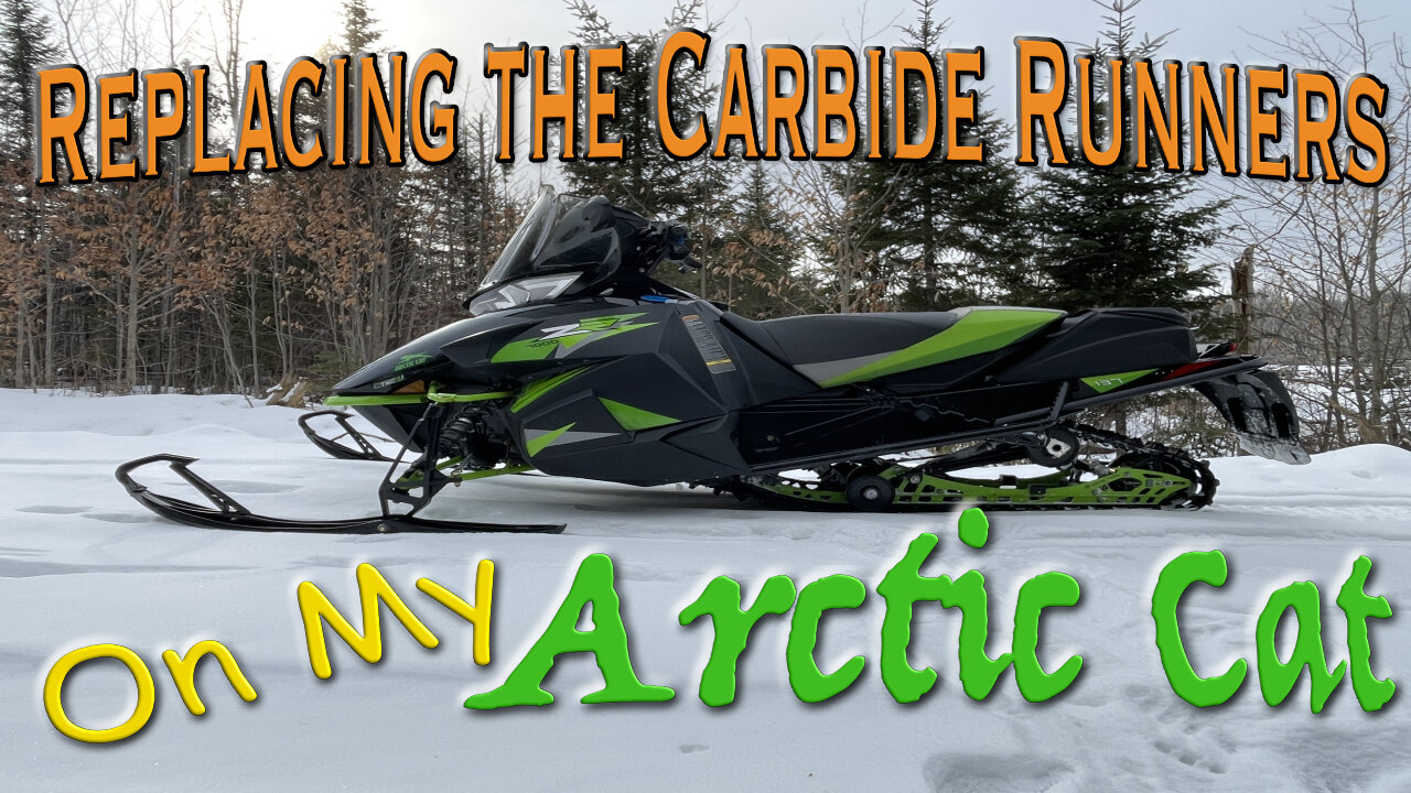 Replacing the Carbide Runners on my Arctic Cat