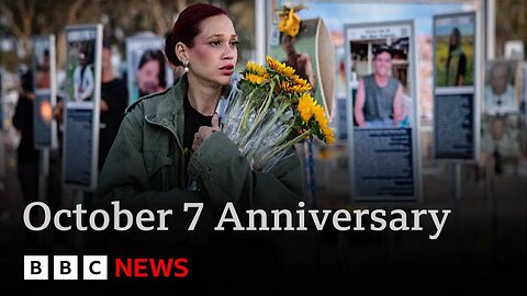 Israel mourns October 7 victims as Trump’s peace plan talks continue | BBC News