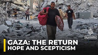 Palestinians in Gaza City express hope and scepticism as ceasefire continues to hold
