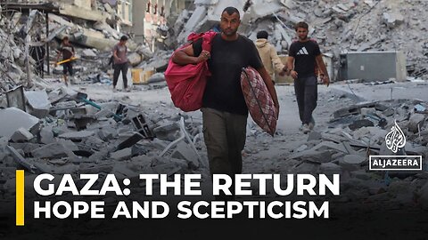 Palestinians in Gaza City express hope and scepticism as ceasefire continues to hold