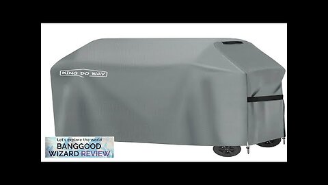 Waterproof Anti-UV BBQ Grill Cover Tear-resistant Non-fading Grill Cover Grey Review