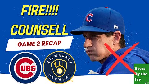 Fire Craig Counsell | Game 2 Recap RANT