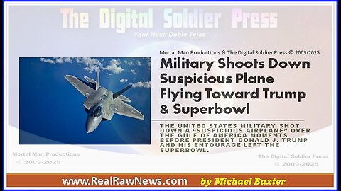 Military Shoots Down Suspicious Plane Flying Toward Trump and Superbowl