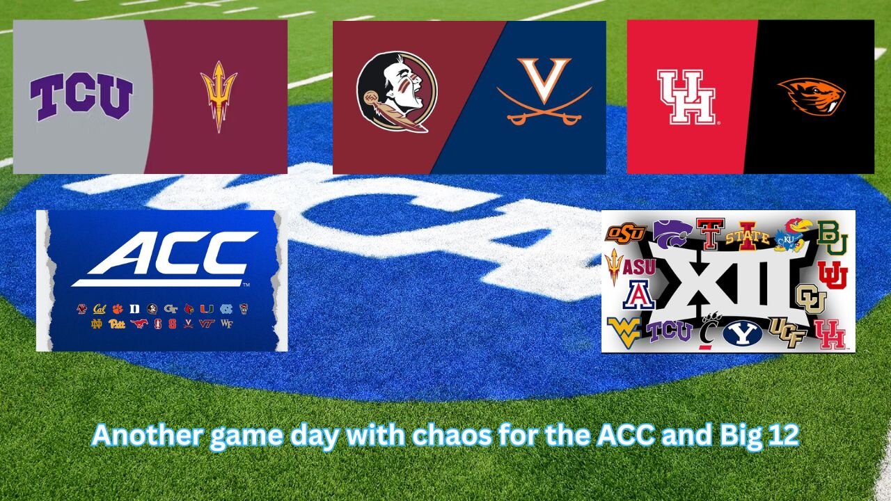 Friday (Sep 26) was another day of chaos for both the ACC and Big 12 in just 3 games
