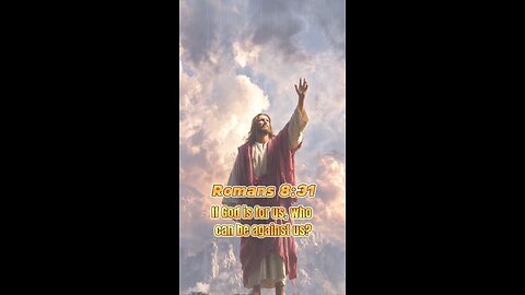 God's Perfect Love Casts Out Fear | 1 John 4:18 & Romans 8:31 #DailyBibleInspiration #jesus #gospel