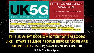 THIS IS WHAT ECONOMIC TERRORISM LOOKS LIKE - START TELLING PEOPLE BEFORE MORE ARE MURDERED
