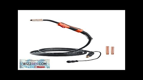 250Amp Mig Welding Gun with 15FT Cable Suitable for 0.035" 0.045" Welding Review