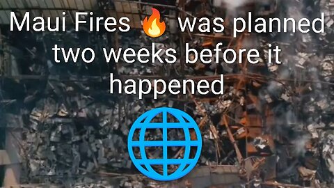 Wouldn't it be crazy? - The Maui Wild Fire wasn't wild