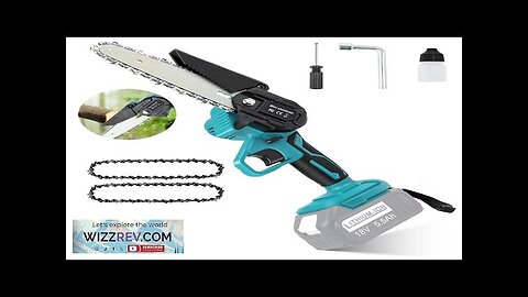 for Makita 18v brushless chainsaw small handheld electric 8-inch logging saw mini Review