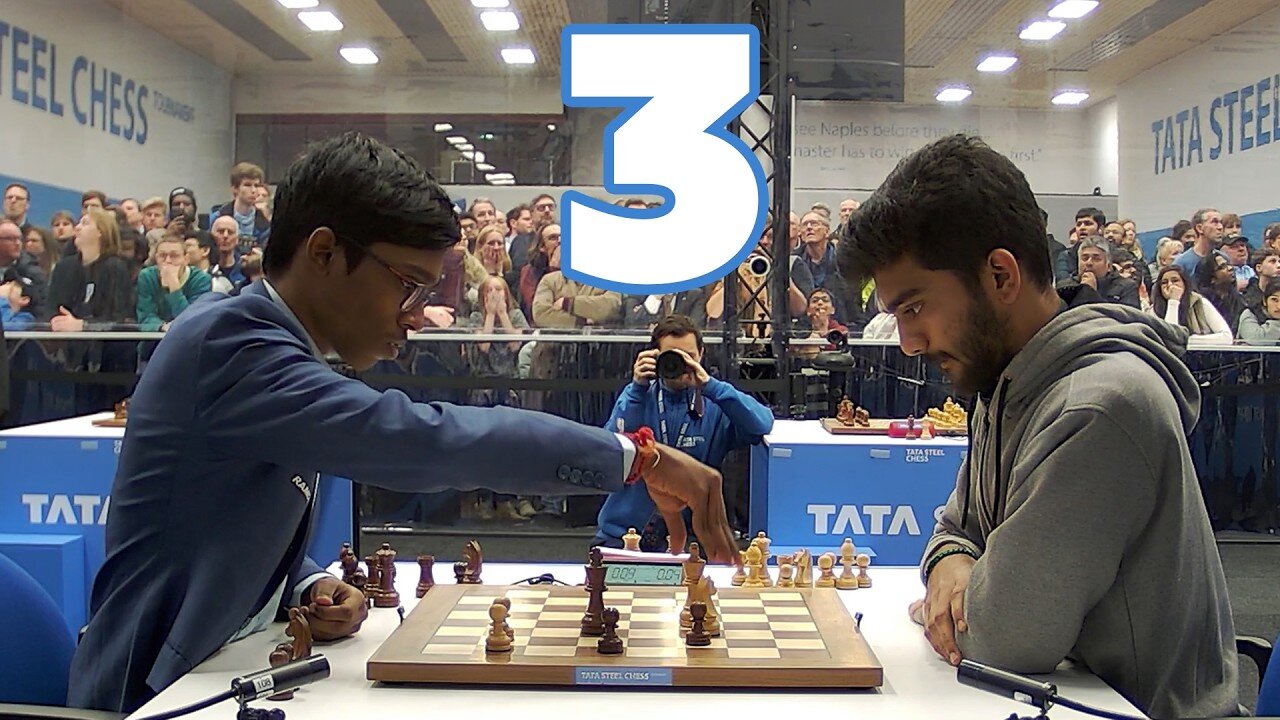 GUKESH VS. PRAGG SUDDEN DEATH TIE BREAK GAME 3 TATA STEEL 2025!