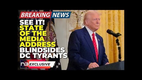 BREAKING: MUST SEE! INAUGURAL "STATE OF THE MEDIA ADDRESS" DELIVERED FROM INSIDE THE WHITE HOUSE!