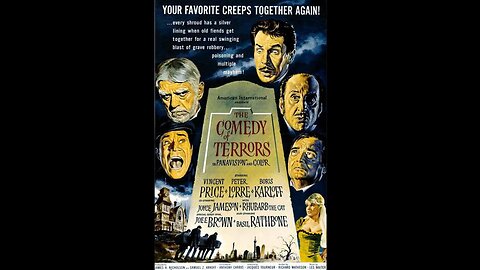 La comedia de los horrores 1963 HD 1080 Español Completa Vincent Price, Peter Lorre, Boris Karloff