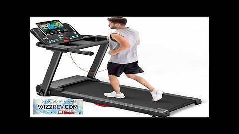 Treadmills for Home Quiet Folding Treadmill with Heart Rate Sensor Dual Cushion Review