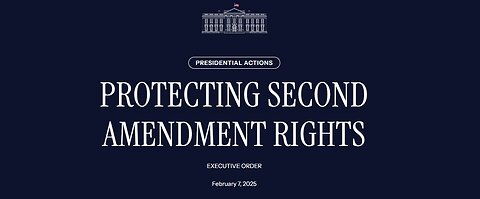 2ND amendment executive order signed by trump!