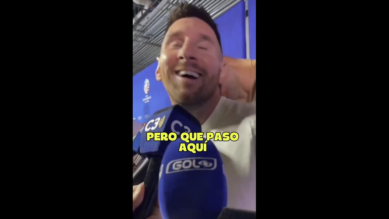 Que le pasó a MESSI 🤷🏽‍♂️😨