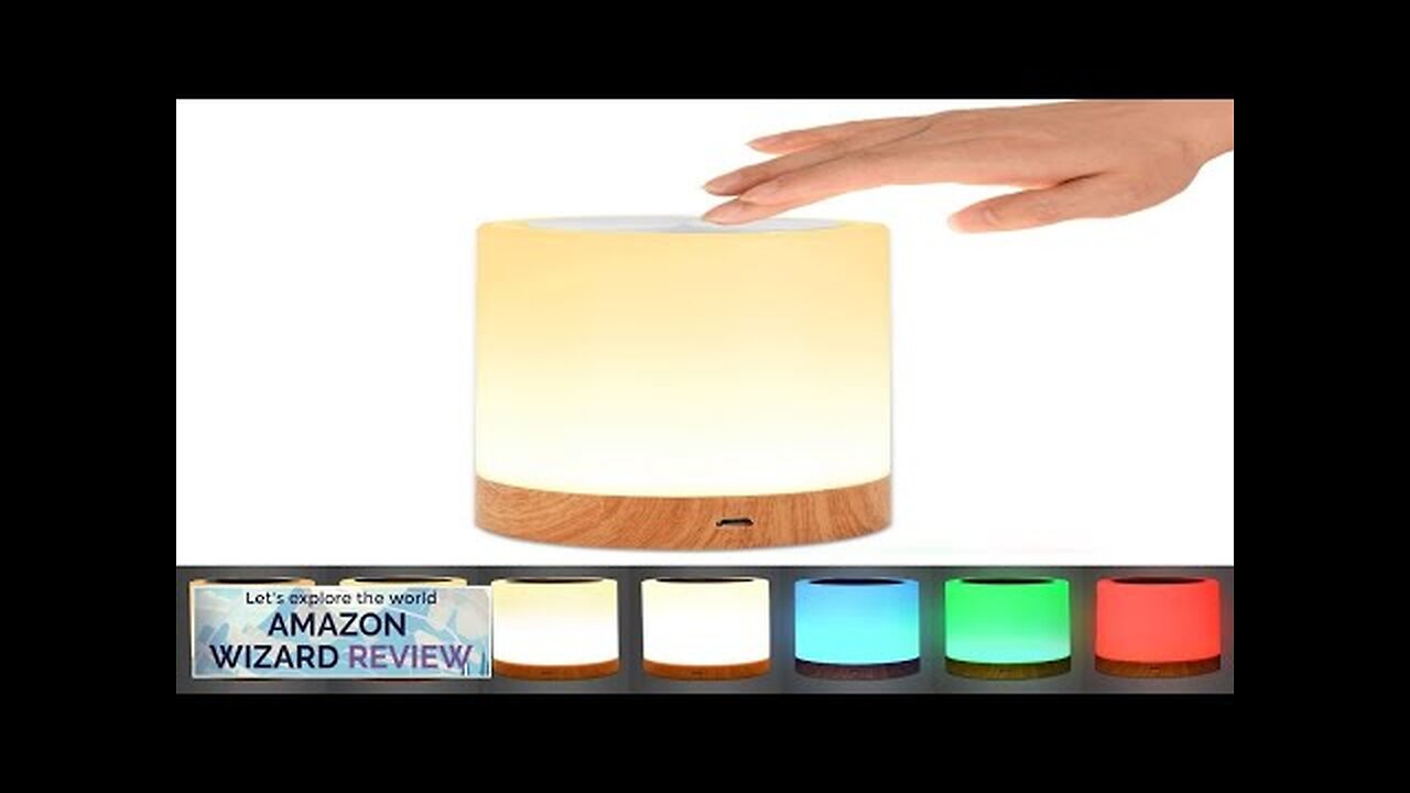 Night Light Touch Lamp for Bedrooms Living Room Portable Table Bedside Lamps Review