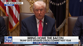 Trump Says Dividend Checks Generated By Tariffs Coming In 2026