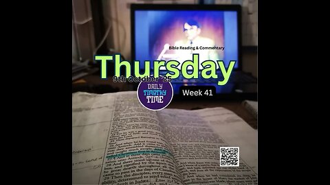 Bible Reading & Commentary • Thurs, 9 October 2025 • Philippians 1:1-1:7