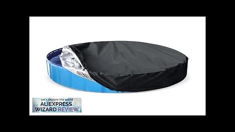 Round Swimming Pool Solar Cover Foldable Dustproof Waterproof Winter Pool Cover Review