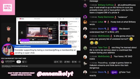 LoudMouthHussy Oct 29, 2025 'YOU CAN RUN BUT YOU CAN'T HIDE'