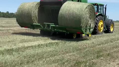 Making Hay the John Deere Way – Farm Life in Action! 🌾