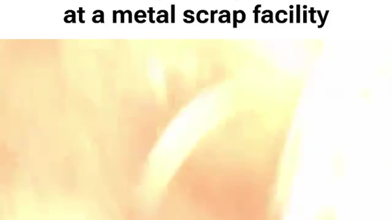 WATER ON A MAGNESIUM FIRE AT METAL SCRAP FACILITY