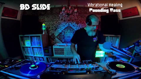 BD Slide, Live Vinyl DJ, Vibrational Healing Through Pounding Bass, 1/28/25