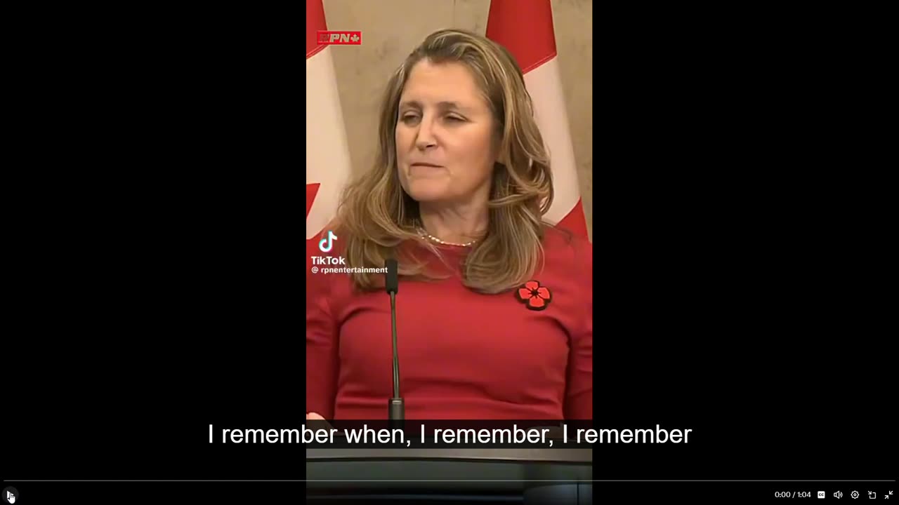 Does Chrystia Freeland Prove Lizard People Exist?