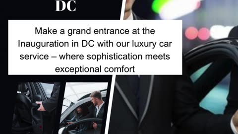 Luxury Car Service for Inauguration DC – Celebrate in Style