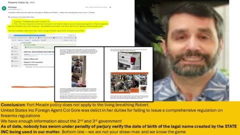 Robert's thoughts about the USA Inc Sexually Assaulting his wife then stealing our fire ARMS!