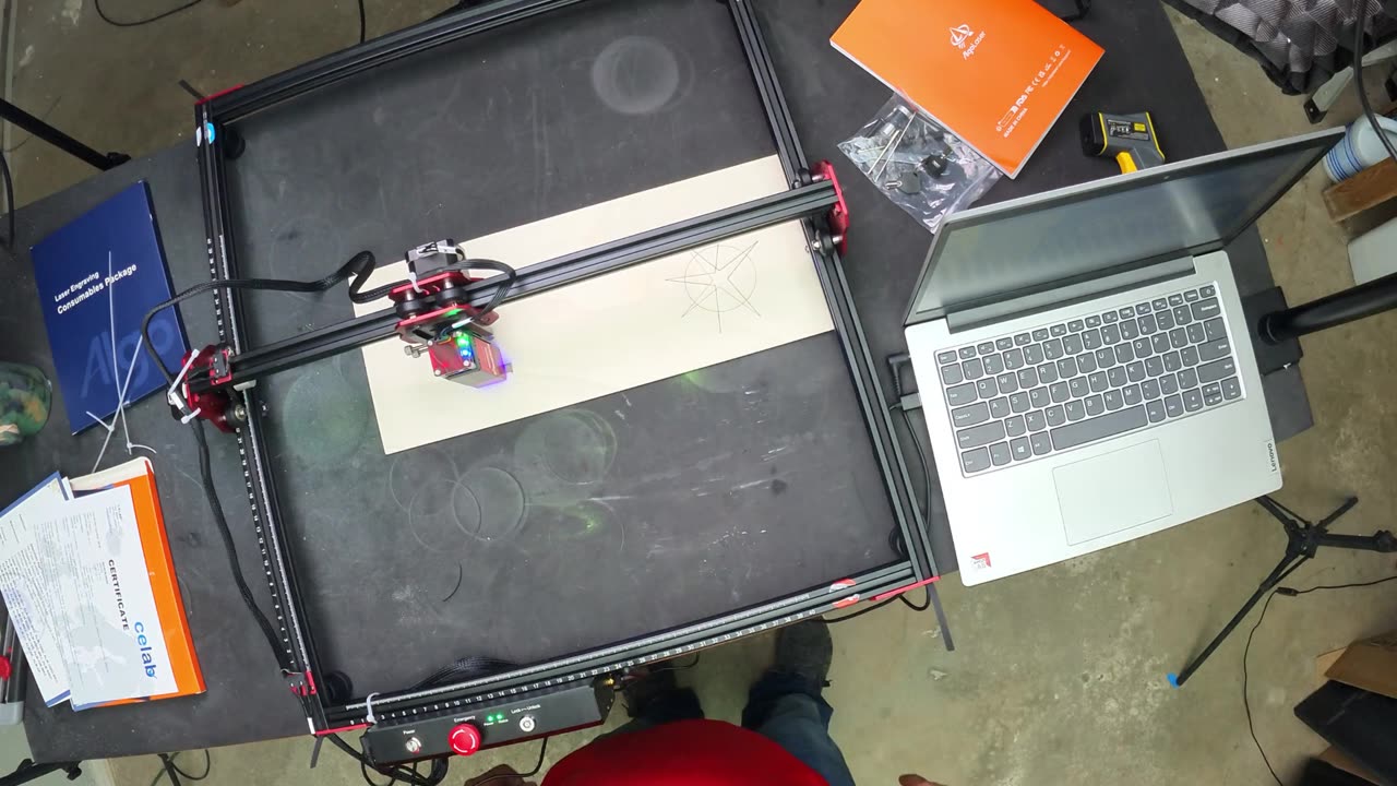 Putting Together The Algo Laser CNC Machine With My Mom