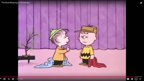 Hidden message in a Charlie Brown Christmas