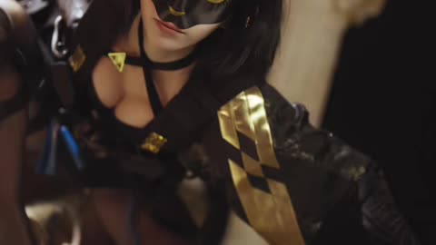 Daily Beauty EP 653 | Alluring Ebony Pantyhose Exuberant Photo Pose