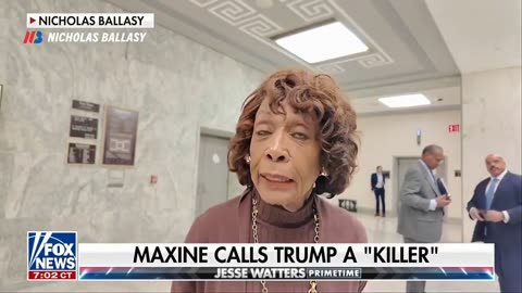Maxine Waters: Trump 'Is a Killer'
