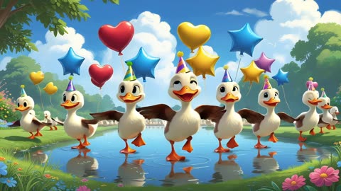 Quack Quack Goose 🦆🐥| Fun Kids Song & Dance | Sing Along for Children