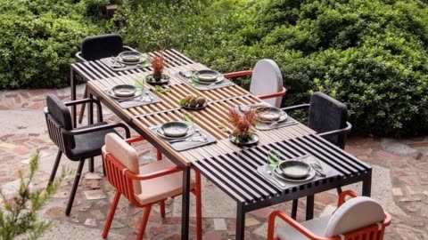 🍽Morning coffee with a side of serenity.🪑