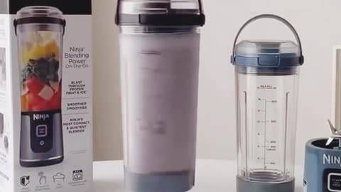Portable Ninja-Style Blender – Smoothies, Milkshakes & Ice Crushing | Rechargeable Mini Gadget