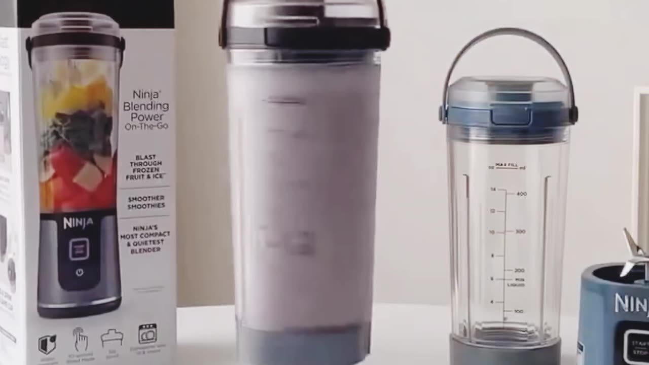 Portable Ninja-Style Blender – Smoothies, Milkshakes & Ice Crushing | Rechargeable Mini Gadget