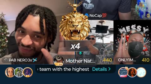 Messy caller in the line up with 21 and the girls