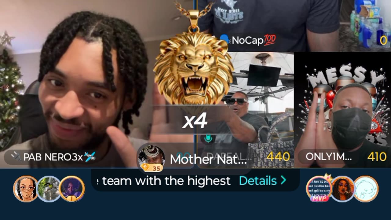 Messy caller in the line up with 21 and the girls