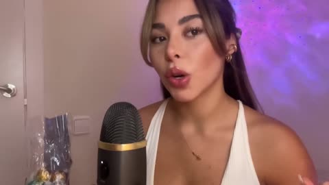 asmr con chocolate