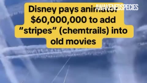 Disney paid a German animator to go back and add "white stripes" on all of the old Disney movies.