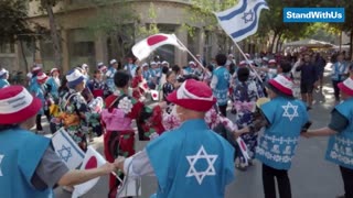 Beautiful moment in Israel (Japanese Christian Zionists in Israel)